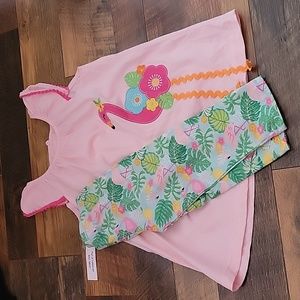 Flamingo Capri set Toddler size 3